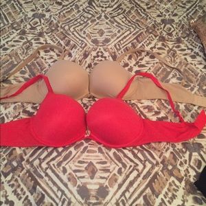 Victoria Secret push up bras.